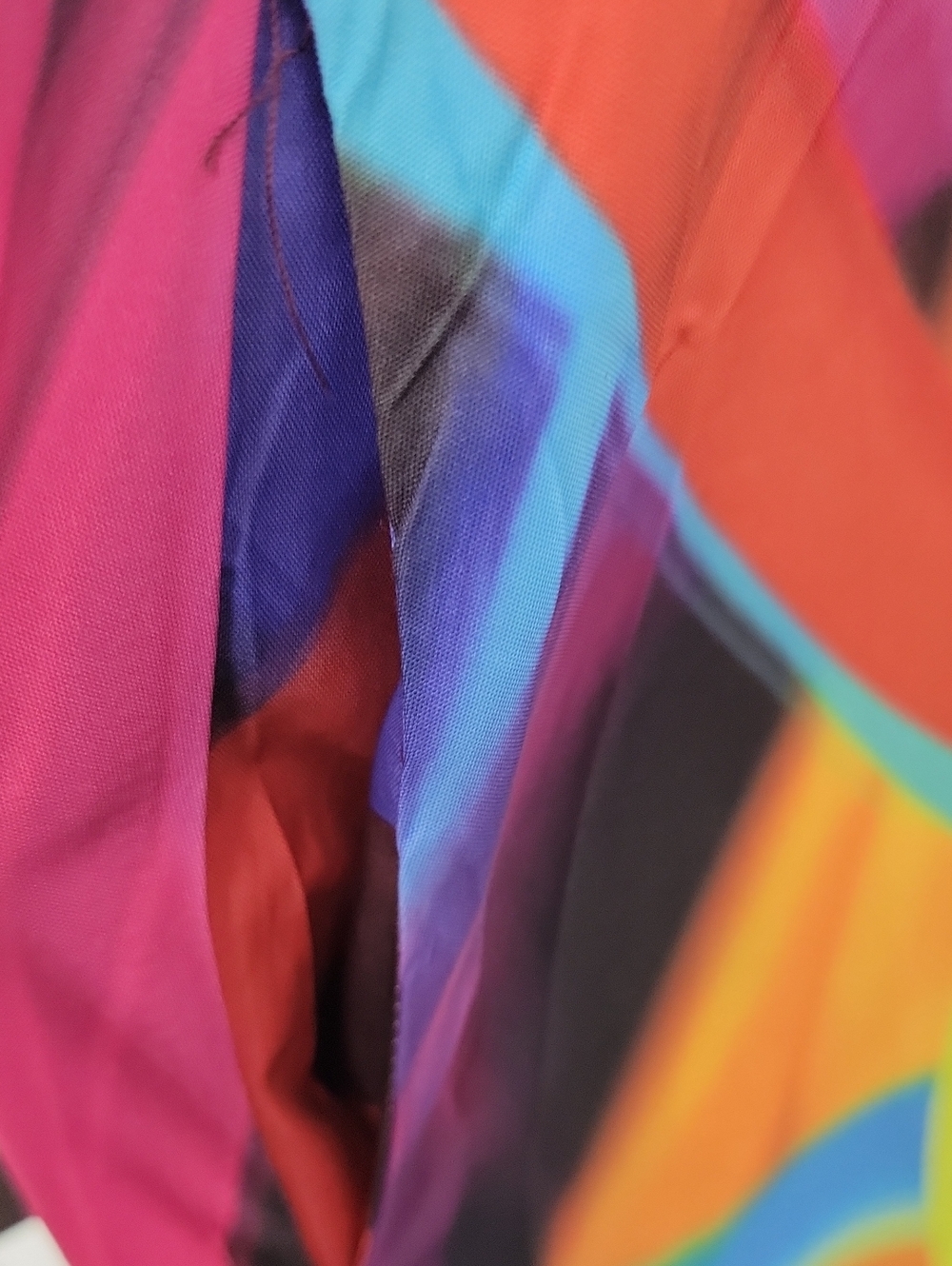 Color Splash Abstract Maxi Dress | Flowy Sleeveless Boho Resort Dress | Women’s - Picture 6 of 10